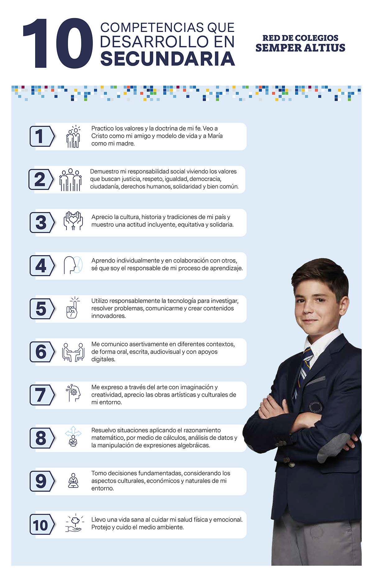 10 competencias desarrollo secundaria