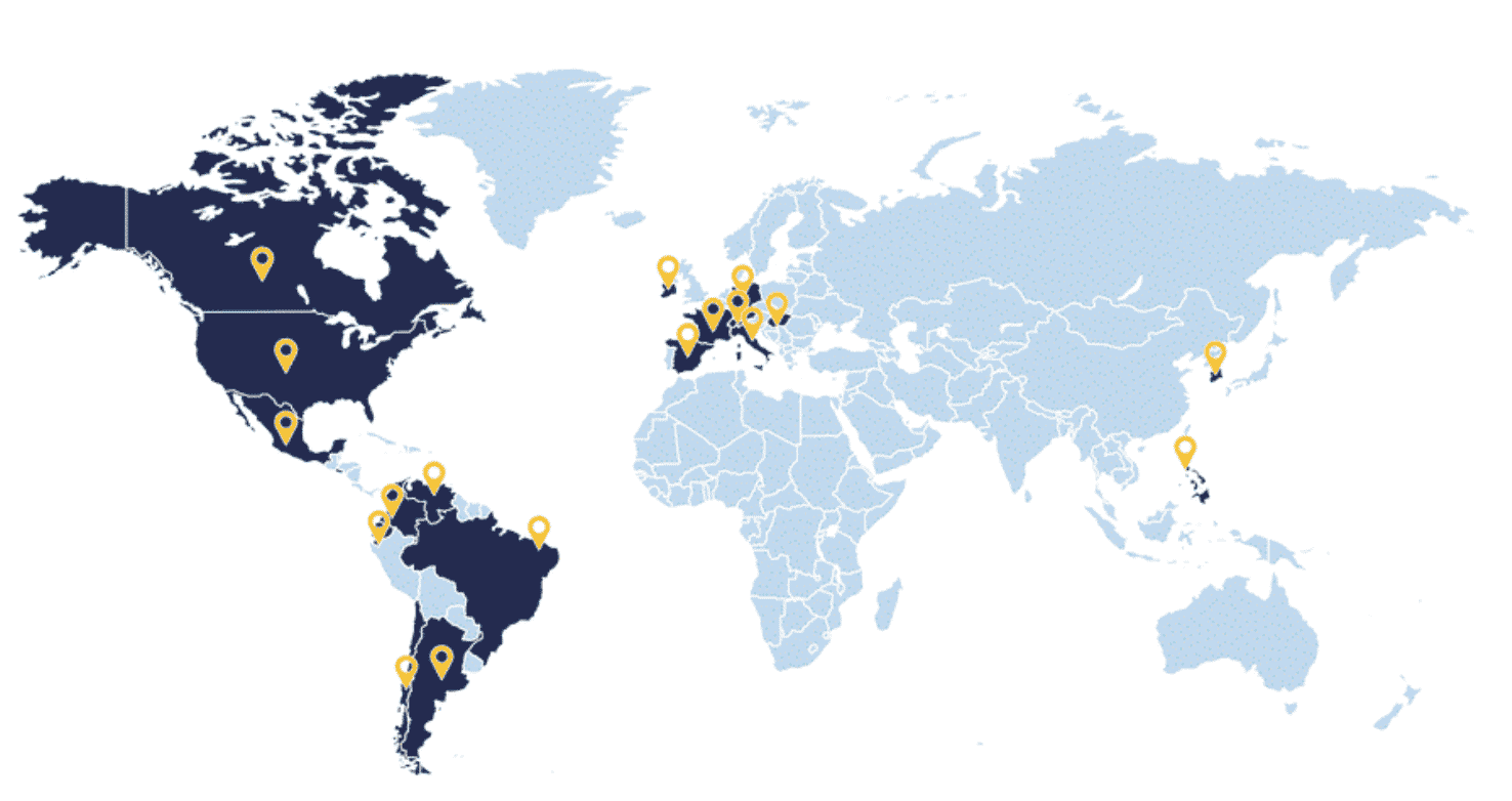 Mapa de Red de Colegios Semper Altius